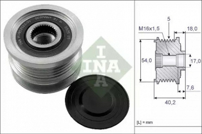 WILMINK GROUP wg1253718 -  Механизм свободного хода генератора